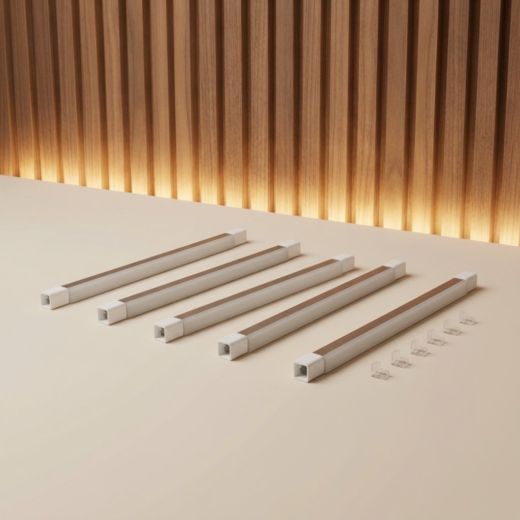 Aluminium LED Channel Set — 4 × 1 m