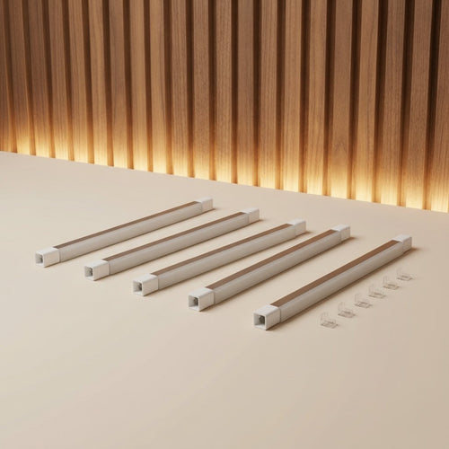 Aluminium LED Channel Set — 4 × 1 m