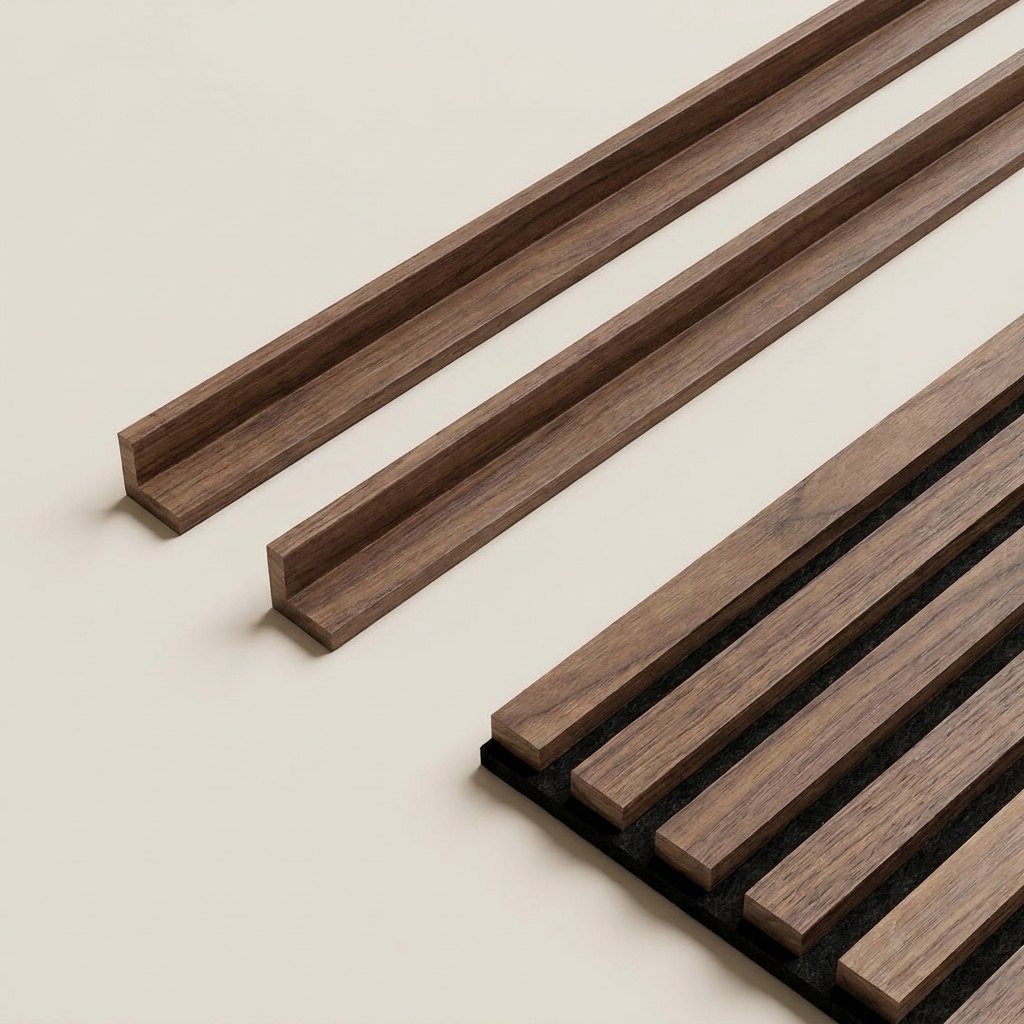 Outside Corner Trims for Slat Walls — Pair