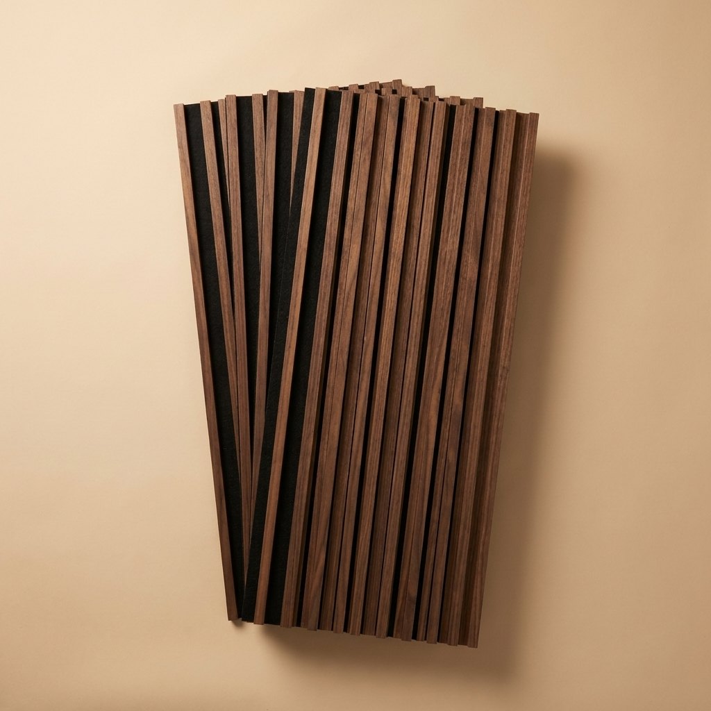 Compact Slat Panels for Alcoves — 240 × 60 cm