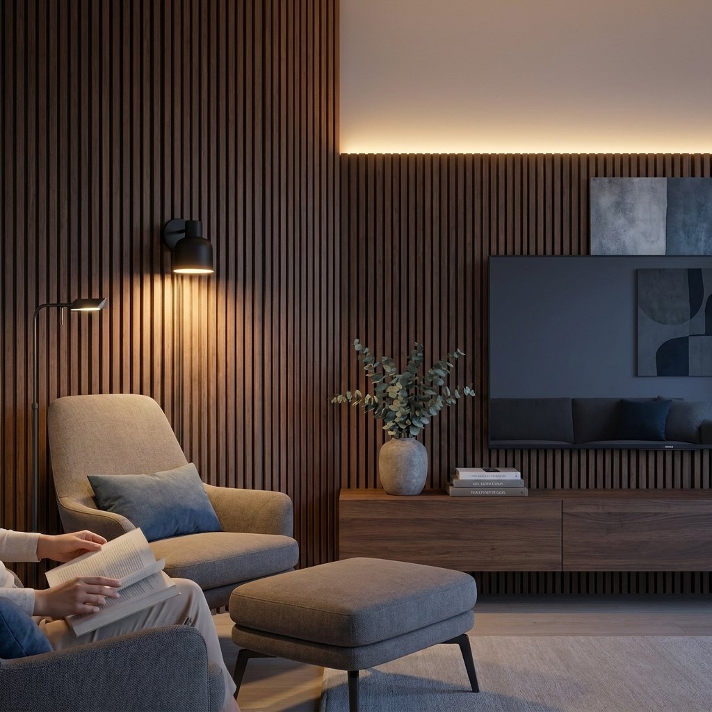 Plug-In Wall Light with Fabric Cord