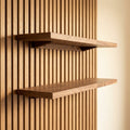 Floating Shelves with Concealed Brackets — Set of 2