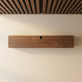 Floating Media Shelf with Cord Hole — 120 cm